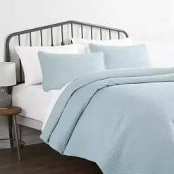 Kirklands Home Pale Herring 3-pc. Queen Quilted Coverlet Set Blue Online