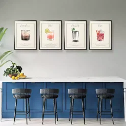 Kirklands Home Paloma Framed Art Print Pink Outlet