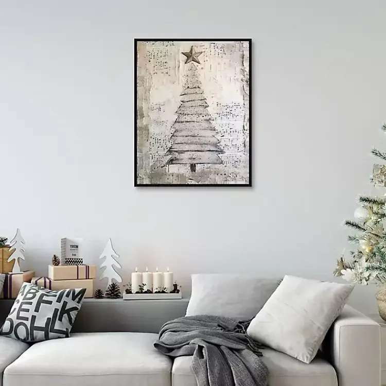 Christmas Decorations>Kirklands Home Paper Pine Framed Art Print