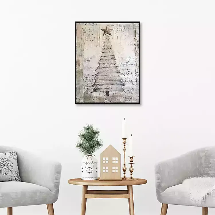 Christmas Decorations>Kirklands Home Paper Pine Framed Art Print