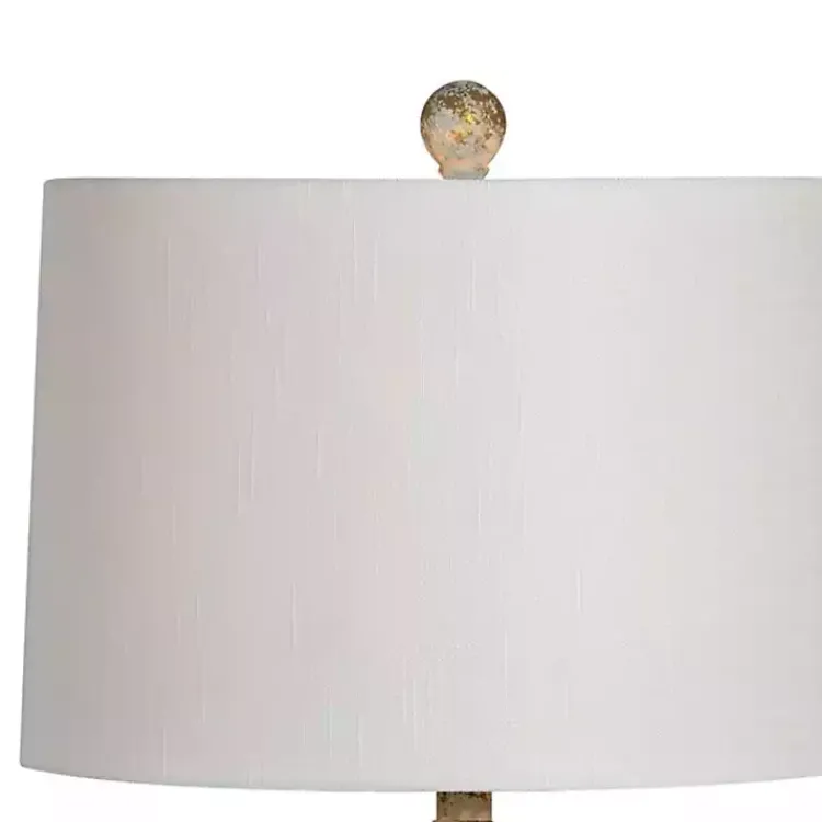Kirklands Home Pastel Blue Jada Table Lamp White Discount