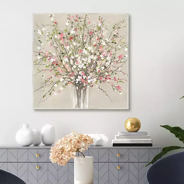 Kirklands Home Peach Blossom Framed Canvas Art Print Best