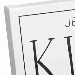 Kirklands Home Personalized Family Kitchen Co. Canvas Wall Plaque Discount
