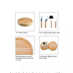 Kirklands Home Philadelphia Eagles Cheese Board and Tool Set Tan Online
