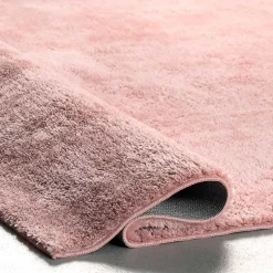 Kirklands Home Shag Washable Area Rug, 5x8 Pink Outlet