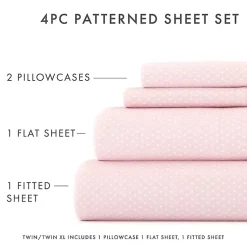 Kirklands Home Tiny Hearts 3-pc. Twin Sheet Set Pink