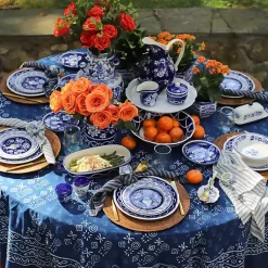 Kirklands Home Pip Vintage Blue Floral 3-pc. Shaker & Napkin Set Best