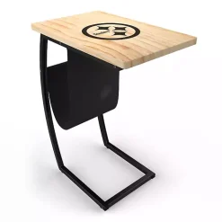 Kirklands Home Pittsburgh Steelers Wood C-Table Tan Online