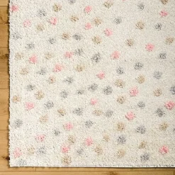 Kirklands Home Plush Multicolor Dotted Area Rug, 6x9 Best