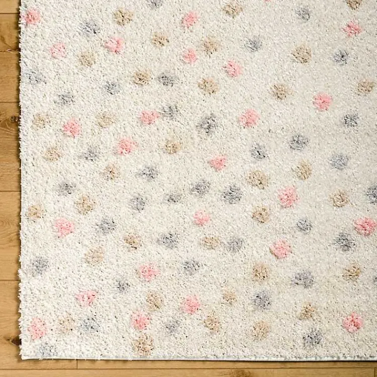 Kirklands Home Plush Multicolor Dotted Area Rug, 6x9 Best