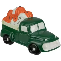 Fall>Kirklands Home Pre-Lit Green Vintage Truck Figurine