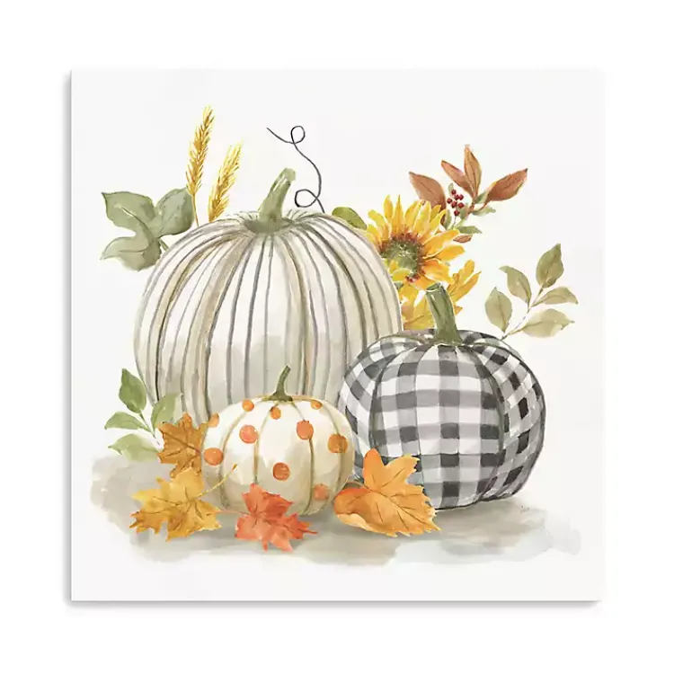 Fall>Kirklands Home Pumpkin Décor I Canvas Art Print, 20x20