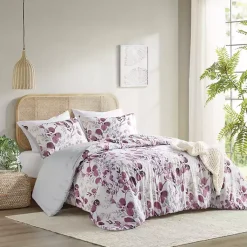 Kirklands Home Purple Botanical 3-pc. King Comforter Set Hot