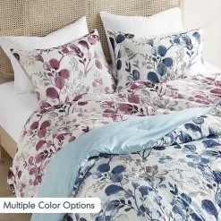 Kirklands Home Purple Botanical 3-pc. King Comforter Set Hot