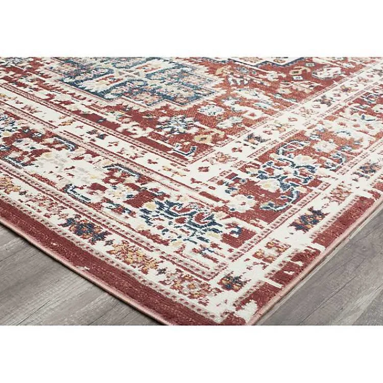 Kirklands Home Red Cardinal Sundara Gabriel Area Rug, 5x7