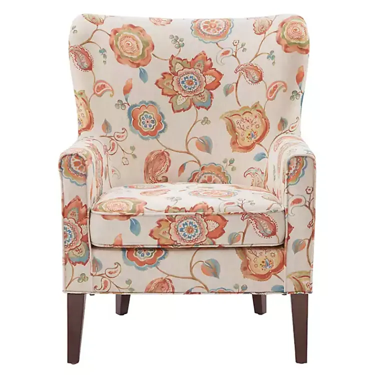 Kirklands Home Red Floral Colette Accent Chair Hot
