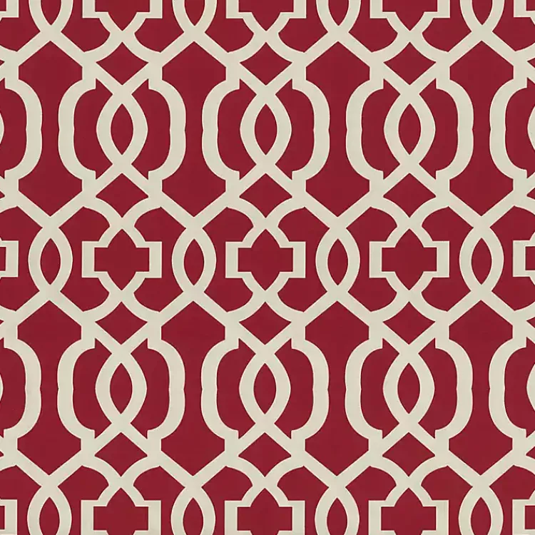 Kirklands Home Red New Geometric Outdoor Pillows, Set of 2 Hot