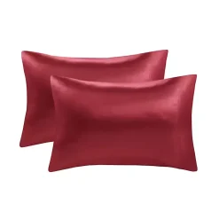 Kirklands Home Satin King 2-pc. Pillow Case Set Red Discount