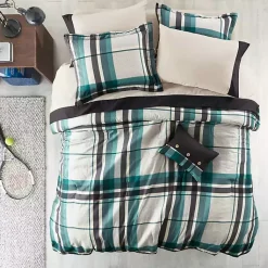 Kirklands Home Roger Plaid 9-pc. Queen Comforter Set Outlet
