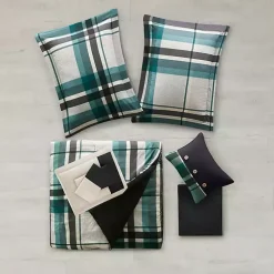 Kirklands Home Roger Plaid 9-pc. Queen Comforter Set Outlet