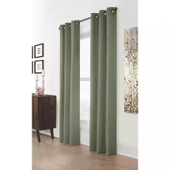 Kirklands Home Sage Room Darkening Curtain Panel Set, 54 in. Green Best