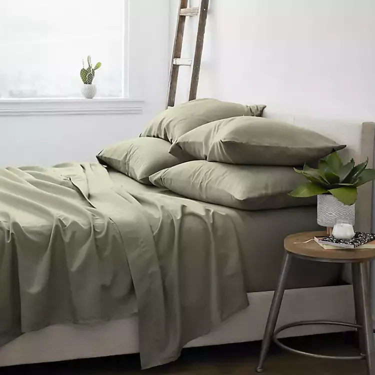 Kirklands Home Sage Ultra Soft 6-pc. Queen Sheet Set Green Discount