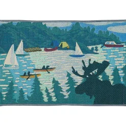 Kirklands Home Sailboat Indoor/Outdoor Rug, 2x3 Clearance