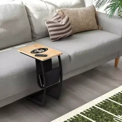 Kirklands Home San Francisco 49ers Wood C-Table Tan Clearance