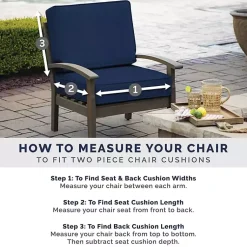 Kirklands Home Sapphire Damask Luxe Outdoor Dining Chair Cushion Blue Sale