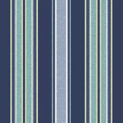 Kirklands Home Sapphire Stripe 2-pc. Outdoor Deep Seat Cushion Blue Clearance