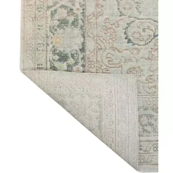 Kirklands Home Sea Vintage Medallion Area Rug, 7x10 Green Clearance