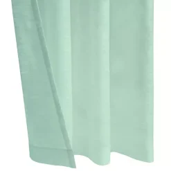 Kirklands Home Seafoam Boucle Sheer Curtain Panel, 108 in. Green Sale