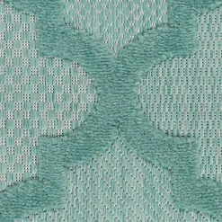 Kirklands Home Seaglass Trellis Outdoor Area Rug, 5x7 Clearance