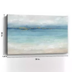 Kirklands Home Serene Sea Abstract Canvas Wall Art Discount