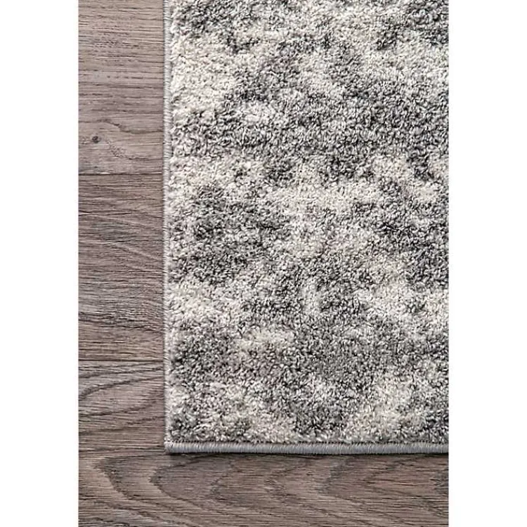Kirklands Home Silver Deena Abstract Area Rug, 5x8 Hot