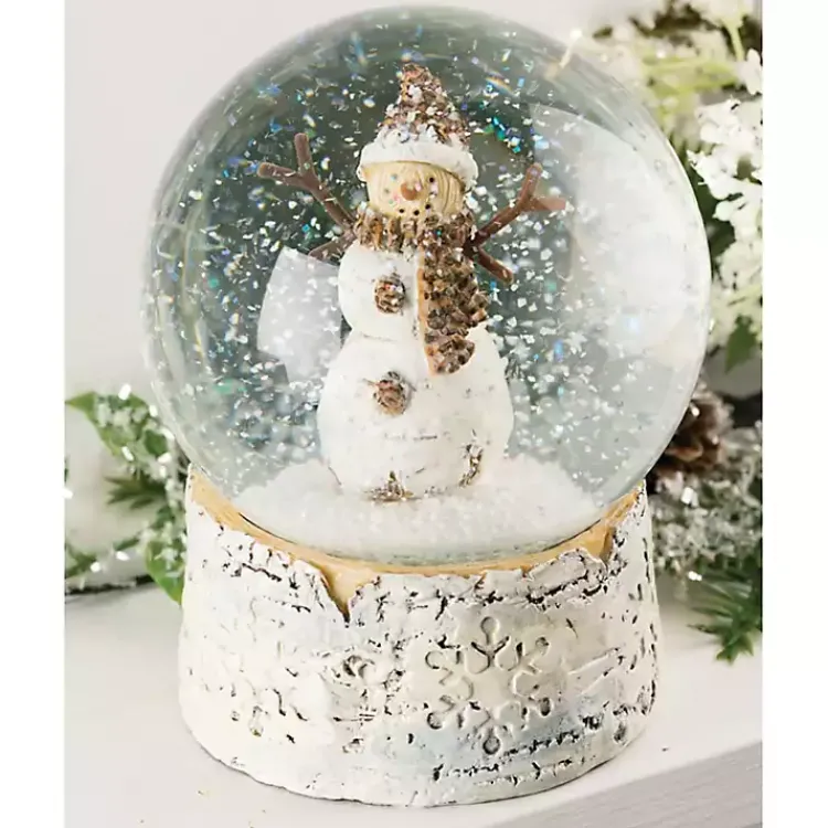 Christmas Decorations>Kirklands Home Snowman Christmas Snow Globe