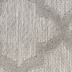 Kirklands Home Soft Silver Trellis Outdoor Area Rug, 4x6 Discount