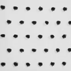 Kirklands Home Sophie Black Pom Pom Curtain Panel, 84 in. New