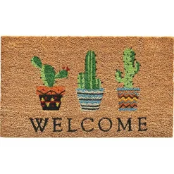 Kirklands Home Southwestern Cactus Coir Doormat Discount