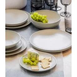 Kirklands Home Speckled Beige Wheat Dinner Bowls, Set of 6 Ivory Best