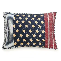 Kirklands Home Stars and Striped Patch 2-pc. Twin Quilt Set