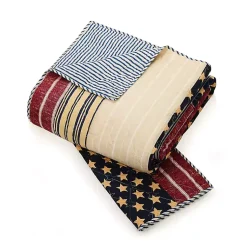 Kirklands Home Stars and Striped Patch 3-pc. Full/Queen Quilt Set Sale