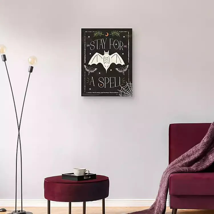 Halloween>Kirklands Home Stay for a Spell Canvas Art Print