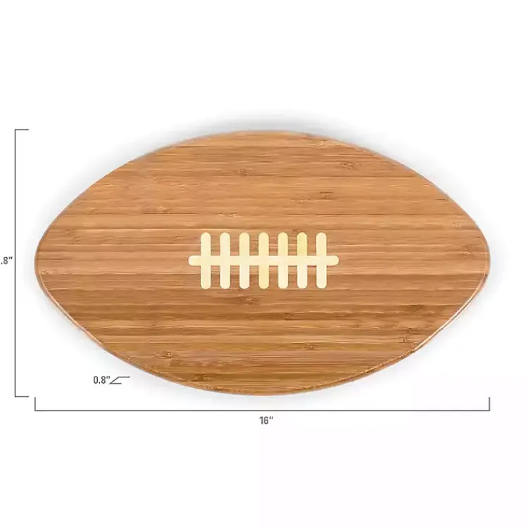 Kirklands Home Tampa Bay Buccaneers Bamboo Football Cutting Board Tan Discount