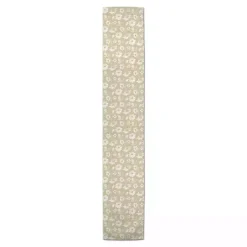Kirklands Home Tan and White Wildflower Table Runner, 72 in. Best