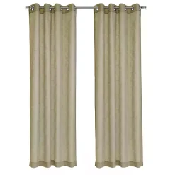 Kirklands Home Boucle Sheer Single Curtain Panel, 63 in. Tan Online