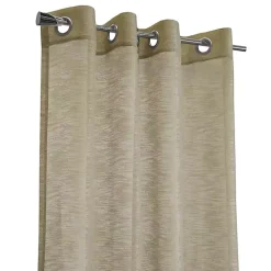 Kirklands Home Boucle Sheer Single Curtain Panel, 84 in. Tan