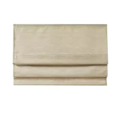Kirklands Home Faux Silk Room Darkening Roman Shade, 27 in. Tan Discount