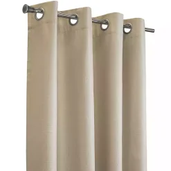 Kirklands Home Newberry Blackout Curtain Panel, 108 in. Tan Outlet