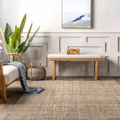 Kirklands Home Nona Emily Henderson x RugsUSA Area Rug, 8x10 Tan Hot